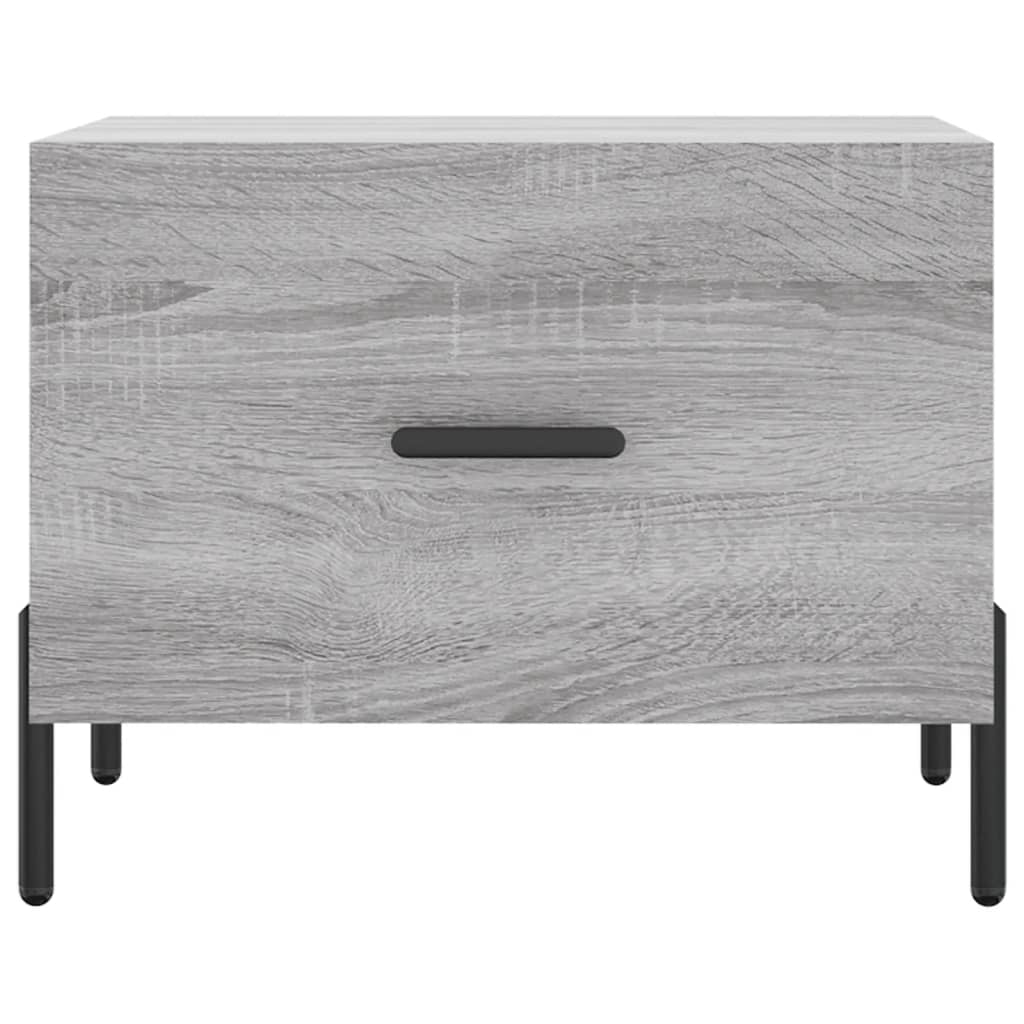 Table basse Sonoma gris 50x50x40 cm Bois d’ingénierie - Tables basses