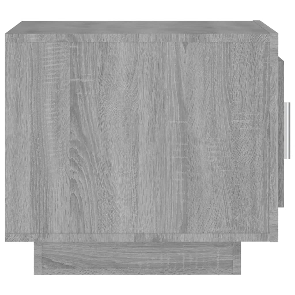 Table basse sonoma gris 51x50x45 cm bois d’ingénierie - Tables basses