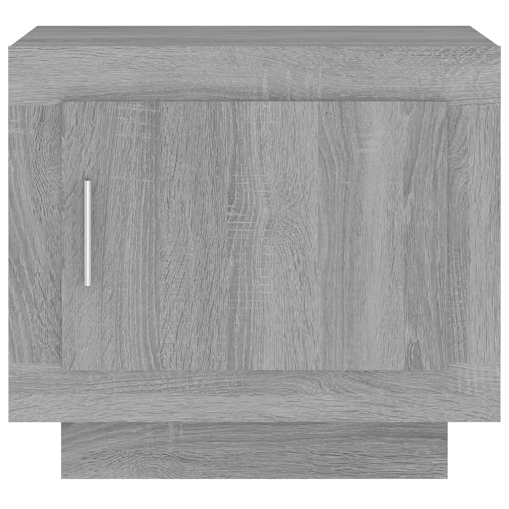 Table basse sonoma gris 51x50x45 cm bois d’ingénierie - Tables basses