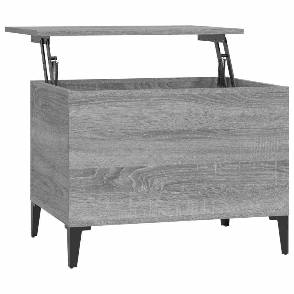 Table basse Sonoma gris 60x44,5x45 cm Bois d’ingénierie - Tables basses