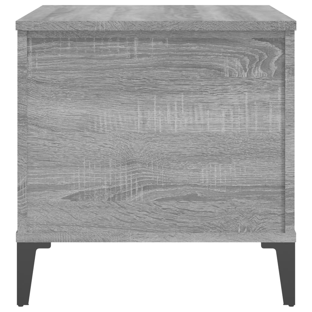 Table basse Sonoma gris 60x44,5x45 cm Bois d’ingénierie - Tables basses
