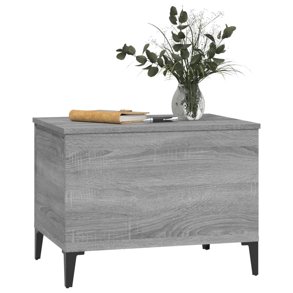 Table basse Sonoma gris 60x44,5x45 cm Bois d’ingénierie - Tables basses