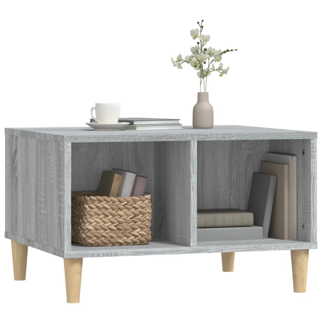 Table basse Sonoma gris 60x50x36,5 cm Bois d’ingénierie - Tables basses