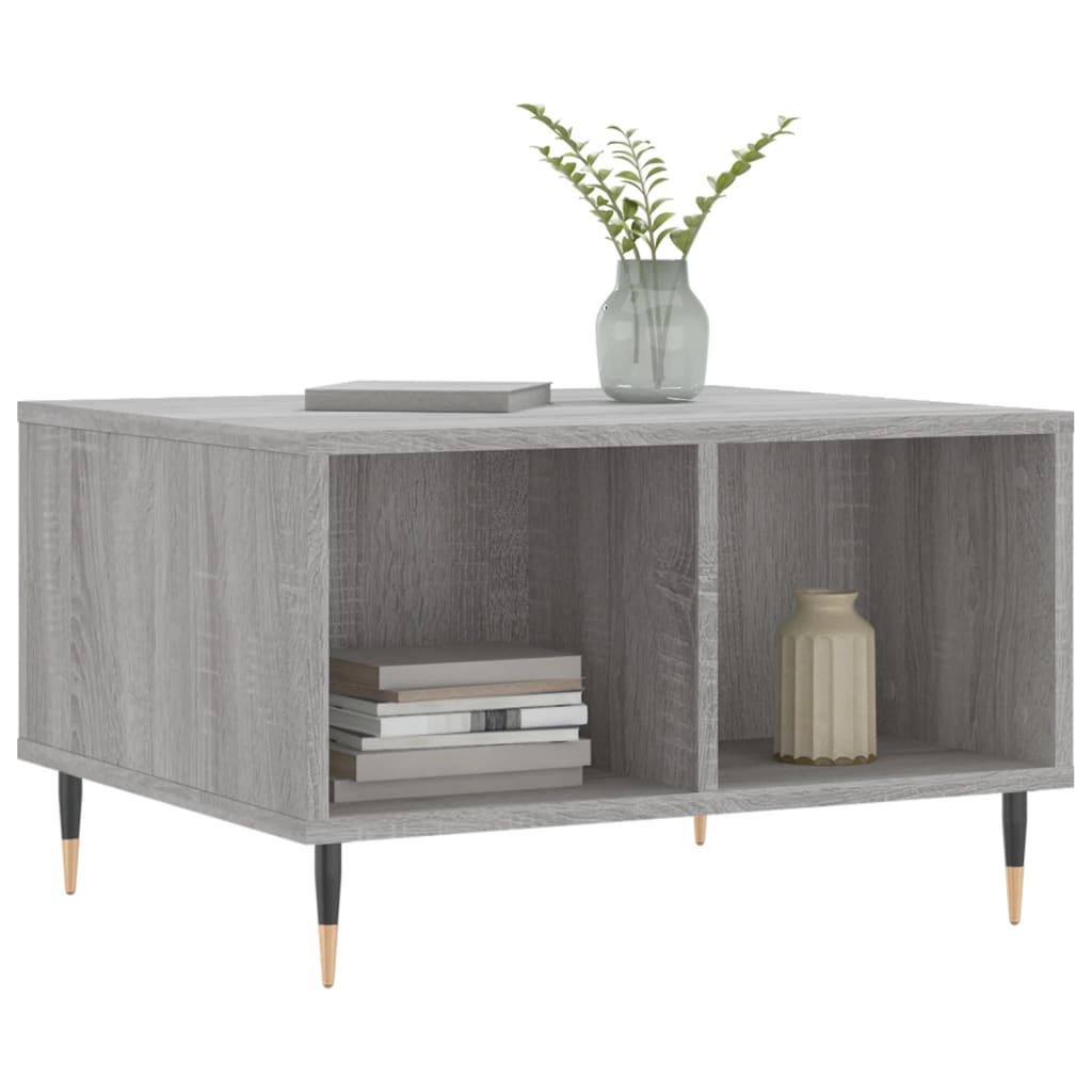 Table basse Sonoma gris 60x50x36,5 cm Bois d’ingénierie - Tables basses