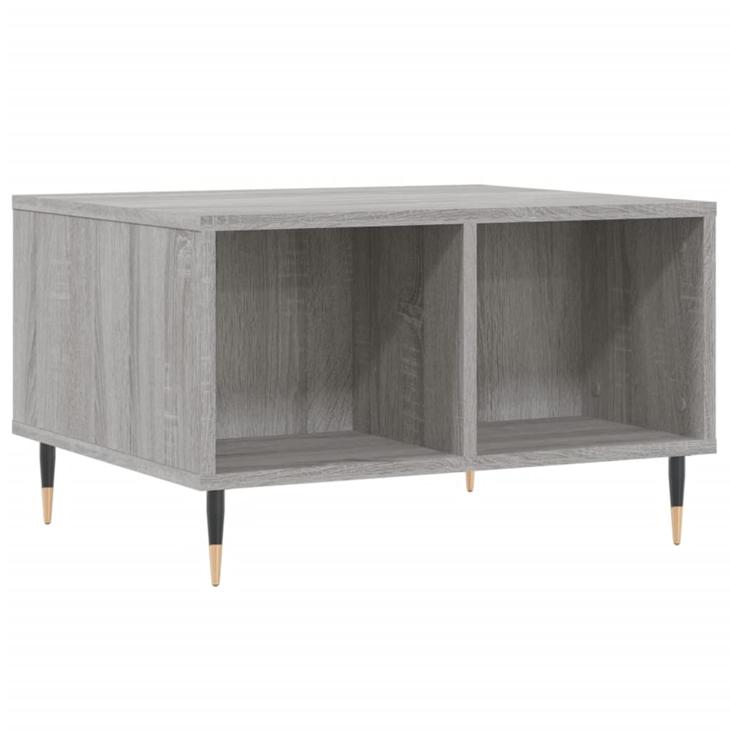 Table basse Sonoma gris 60x50x36,5 cm Bois d’ingénierie - Tables basses