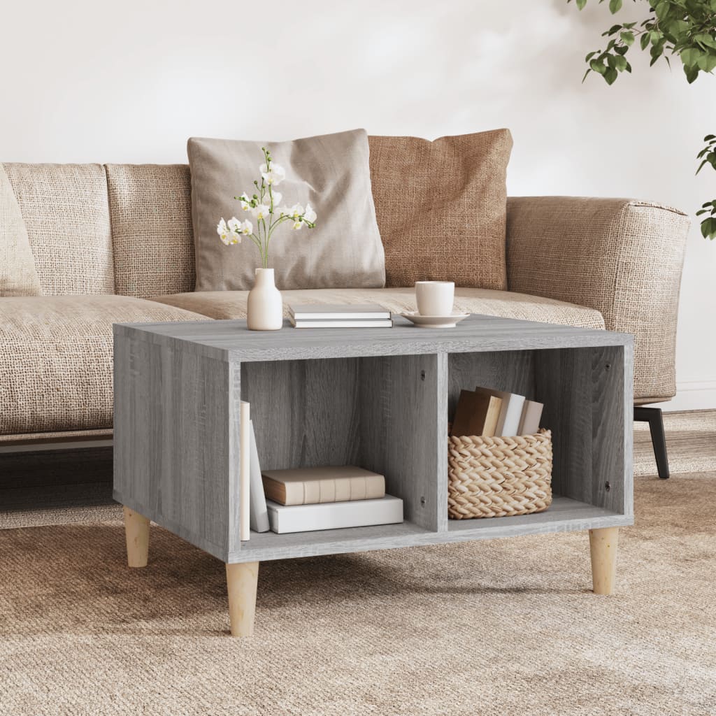 Table basse Sonoma gris 60x50x36,5 cm Bois d’ingénierie - Tables basses