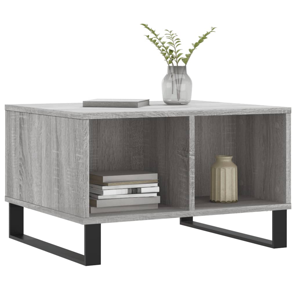 Table basse Sonoma gris 60x50x36,5 cm Bois d’ingénierie - Tables basses