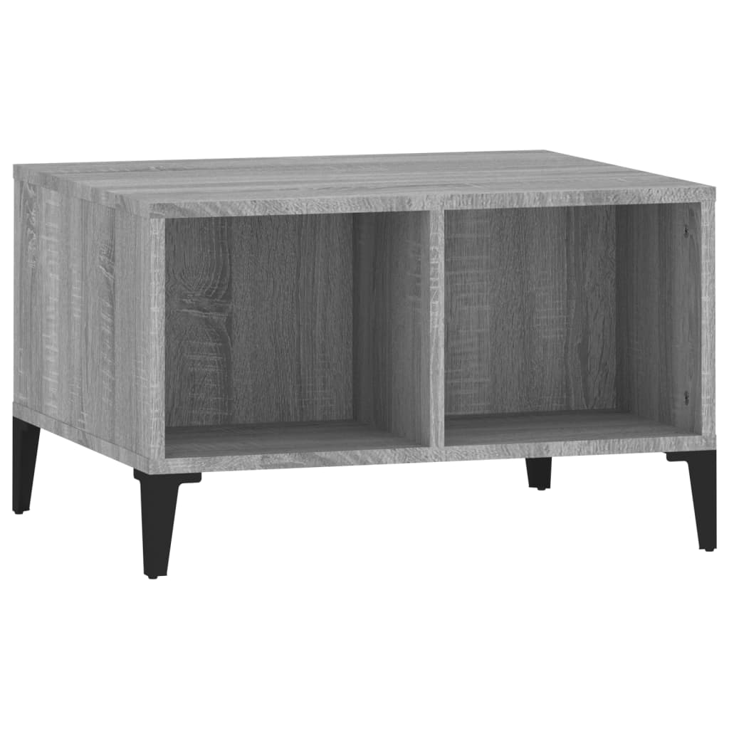 Table basse Sonoma gris 60x50x36,5 cm Bois d’ingénierie - Tables basses