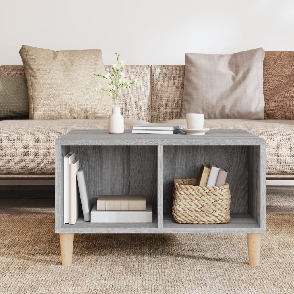 Table basse Sonoma gris 60x50x36,5 cm Bois d’ingénierie - Tables basses