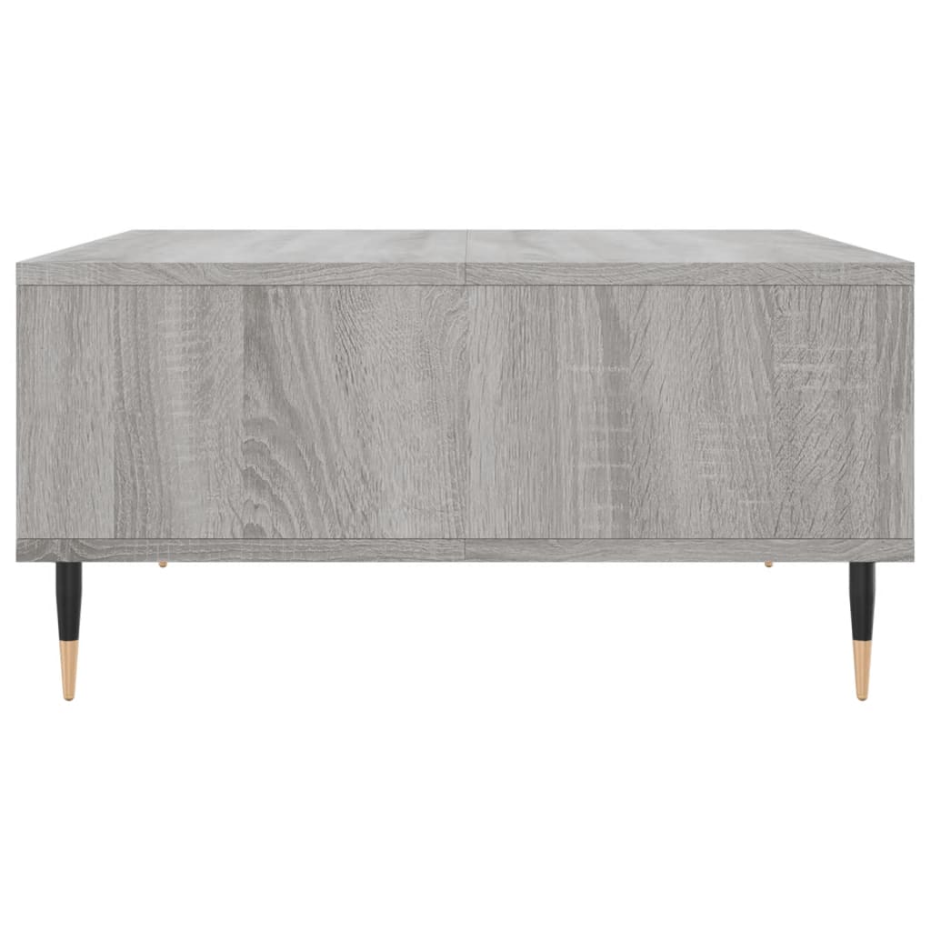 Table basse sonoma gris 60x60x30 cm bois d’ingénierie - Tables basses