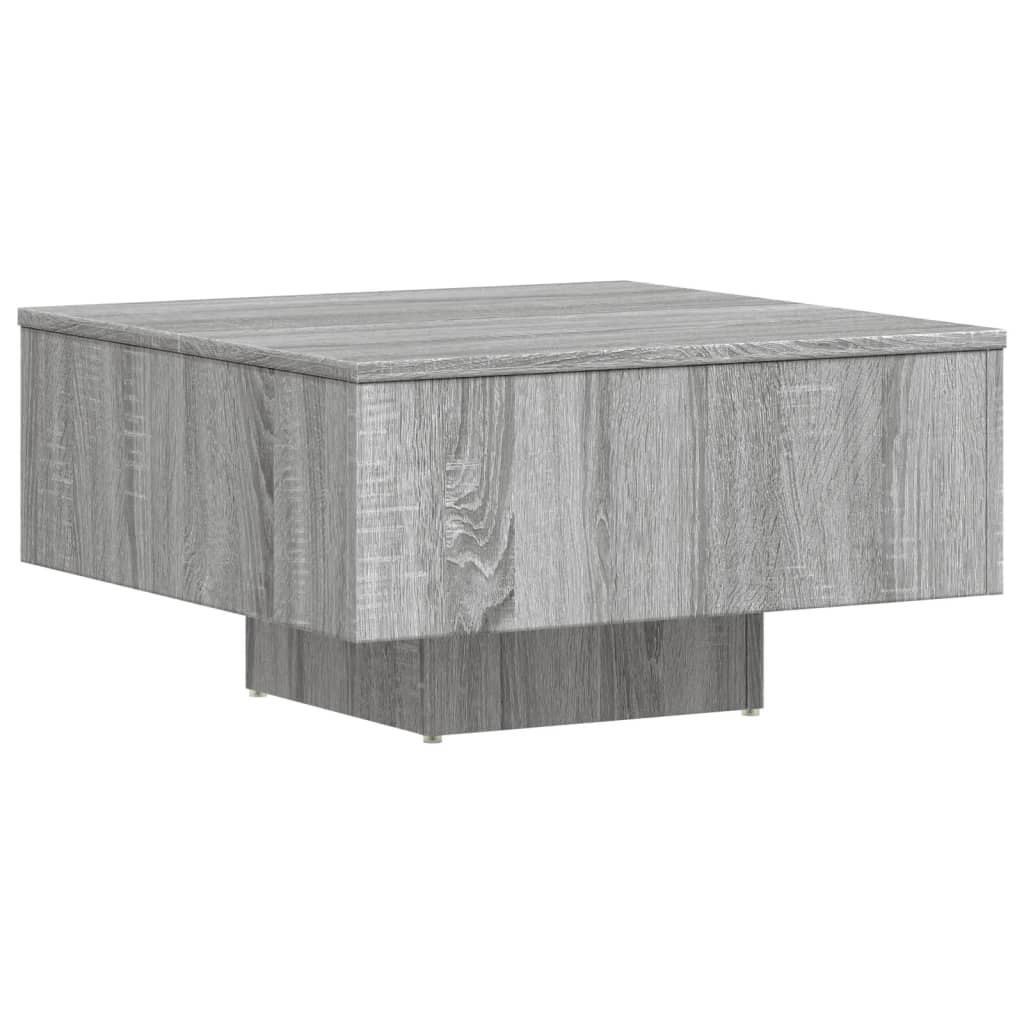 Table basse Sonoma gris 60x60x31,5 cm Bois d’ingénierie - Tables basses