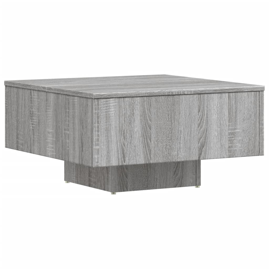 Table basse Sonoma gris 60x60x31,5 cm Bois d’ingénierie - Tables basses