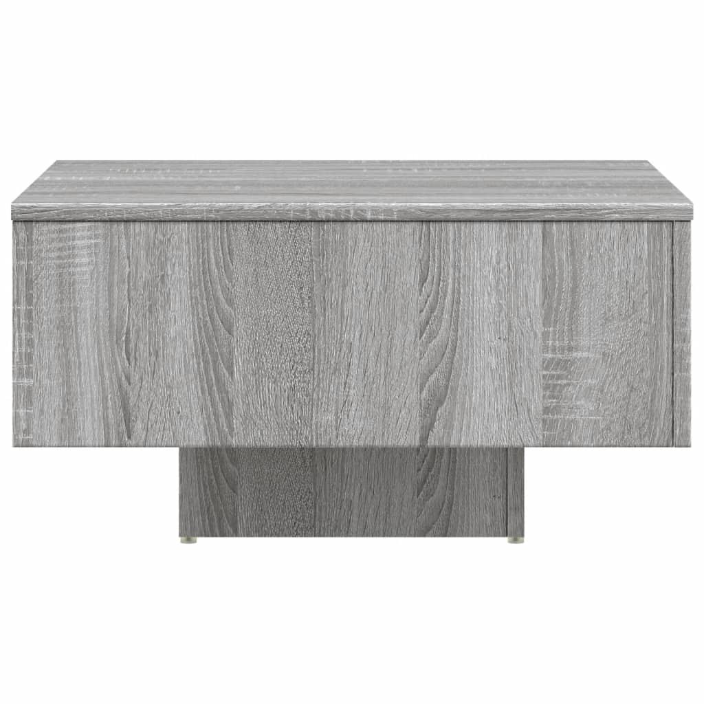 Table basse Sonoma gris 60x60x31,5 cm Bois d’ingénierie - Tables basses