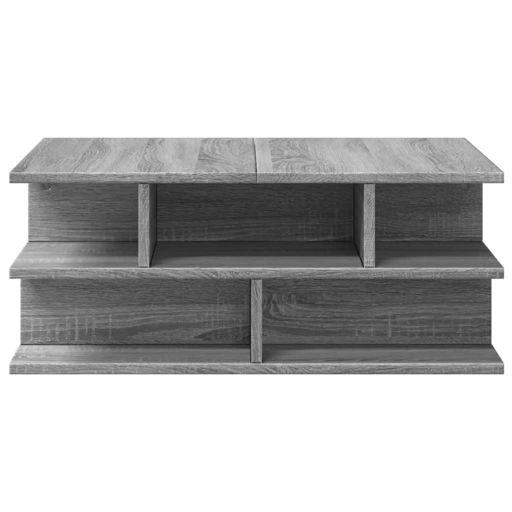 Table basse sonoma gris 70x70x29 cm bois d’ingénierie - Tables basses