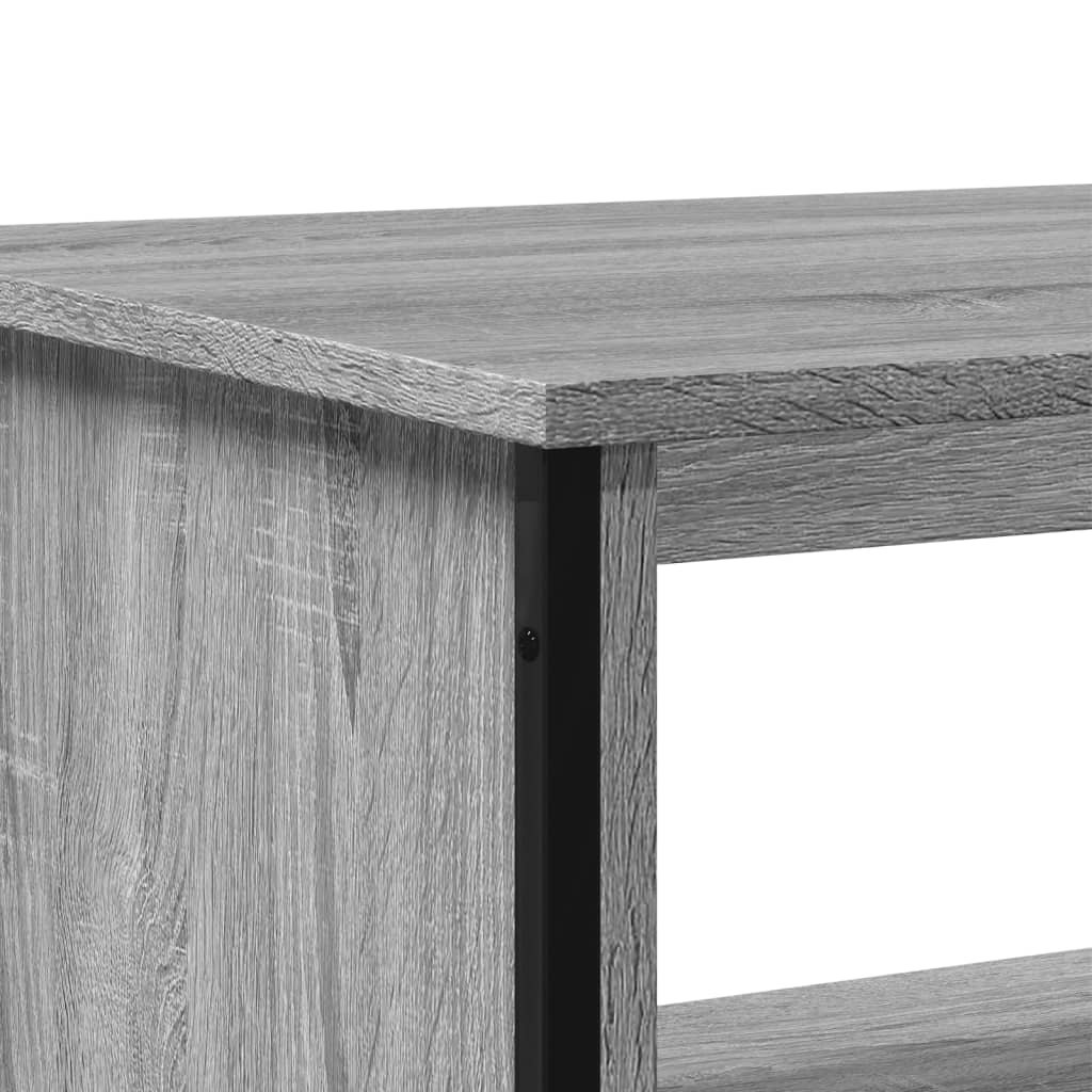 Table basse sonoma gris 75x51x40 cm bois d’ingénierie - Tables basses