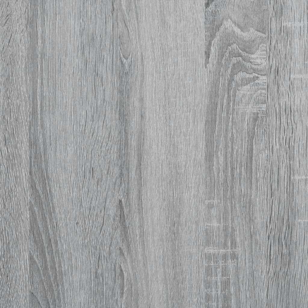 Table basse sonoma gris 75x51x40 cm bois d’ingénierie - Tables basses