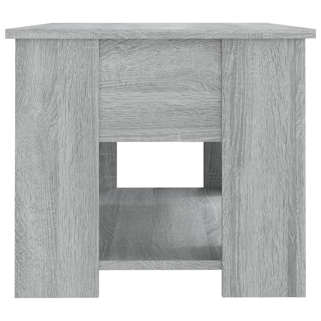 Table basse Sonoma gris 79x49x41 cm Bois d’ingénierie - Tables basses