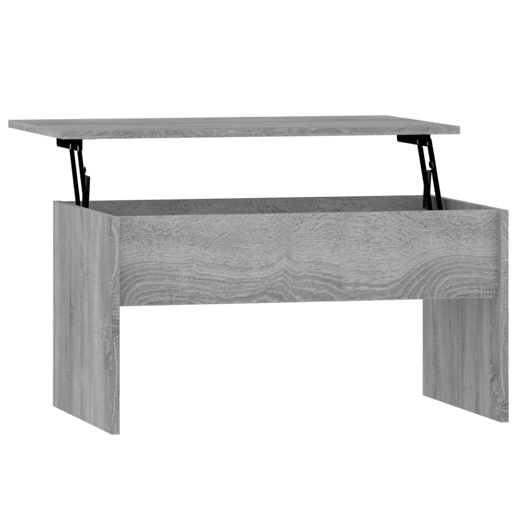 Table basse Sonoma gris 80x50,5x41,5 cm Bois d’ingénierie - Tables basses