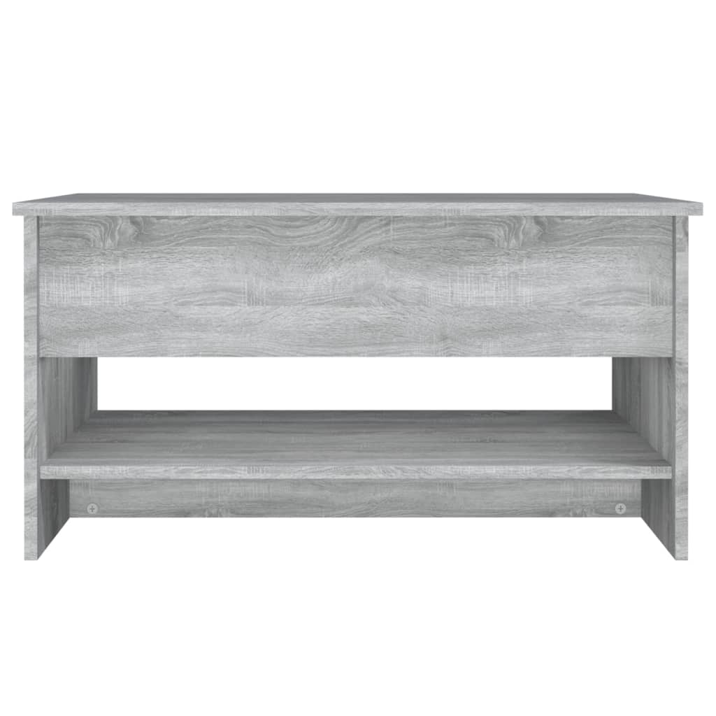 Table basse Sonoma gris 80x50x40 cm Bois d’ingénierie - Tables basses