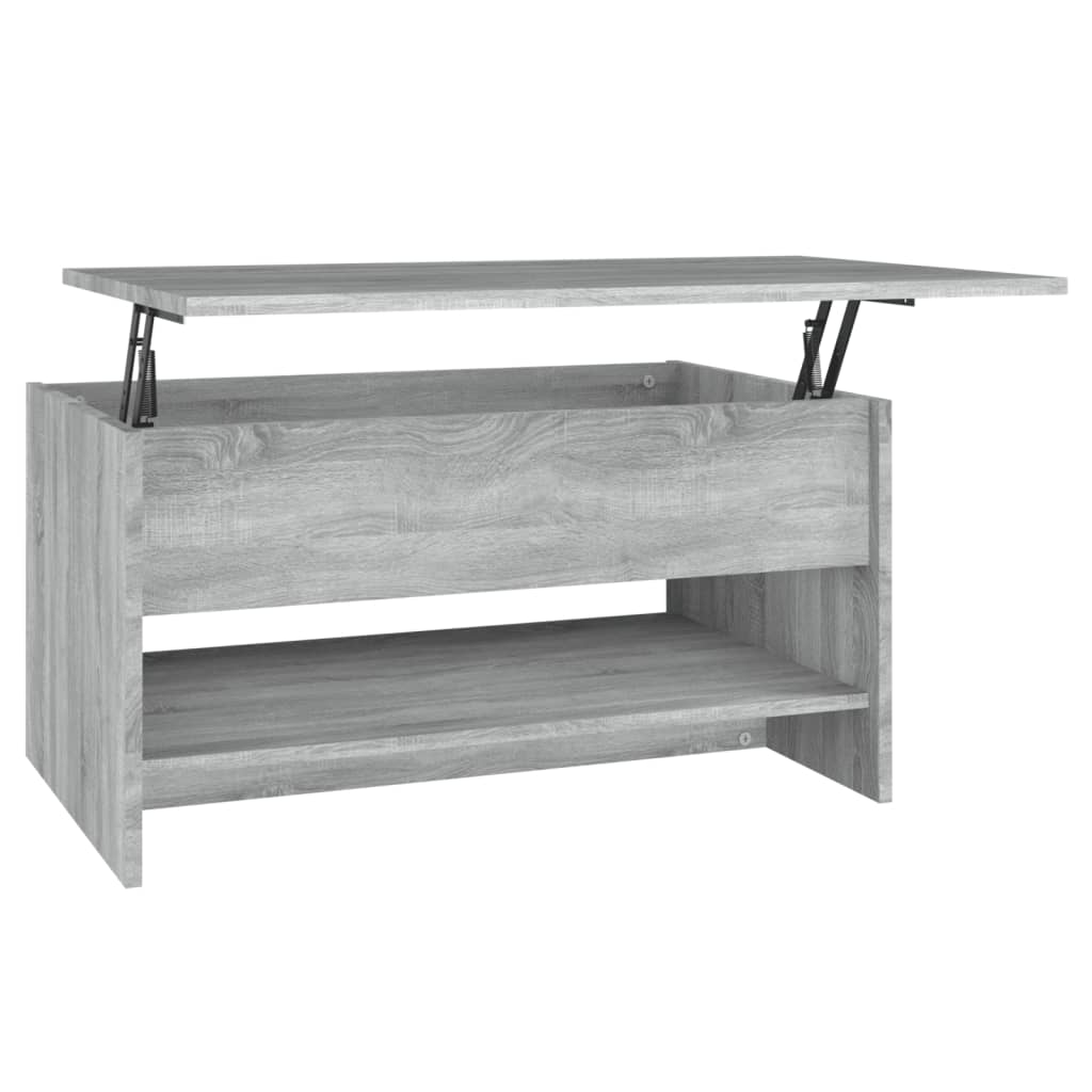 Table basse Sonoma gris 80x50x40 cm Bois d’ingénierie - Tables basses