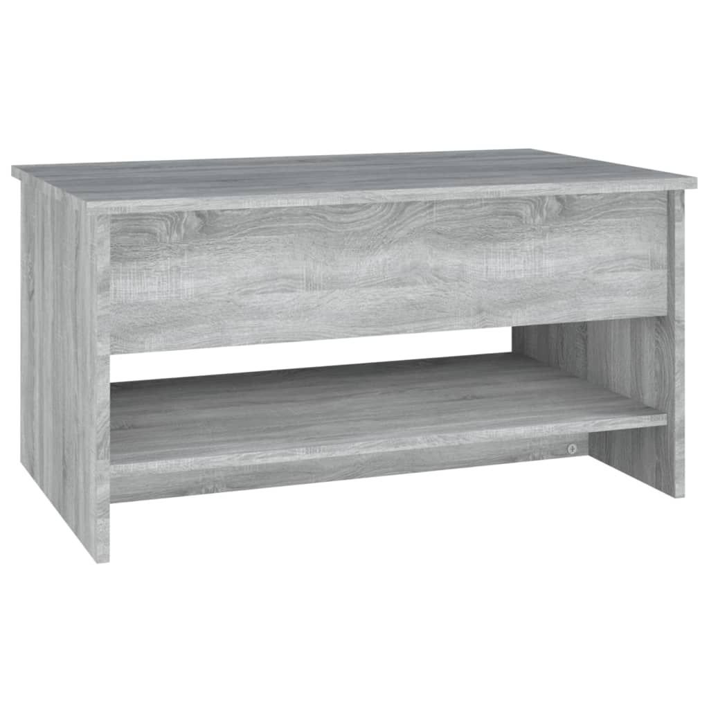 Table basse Sonoma gris 80x50x40 cm Bois d’ingénierie - Tables basses