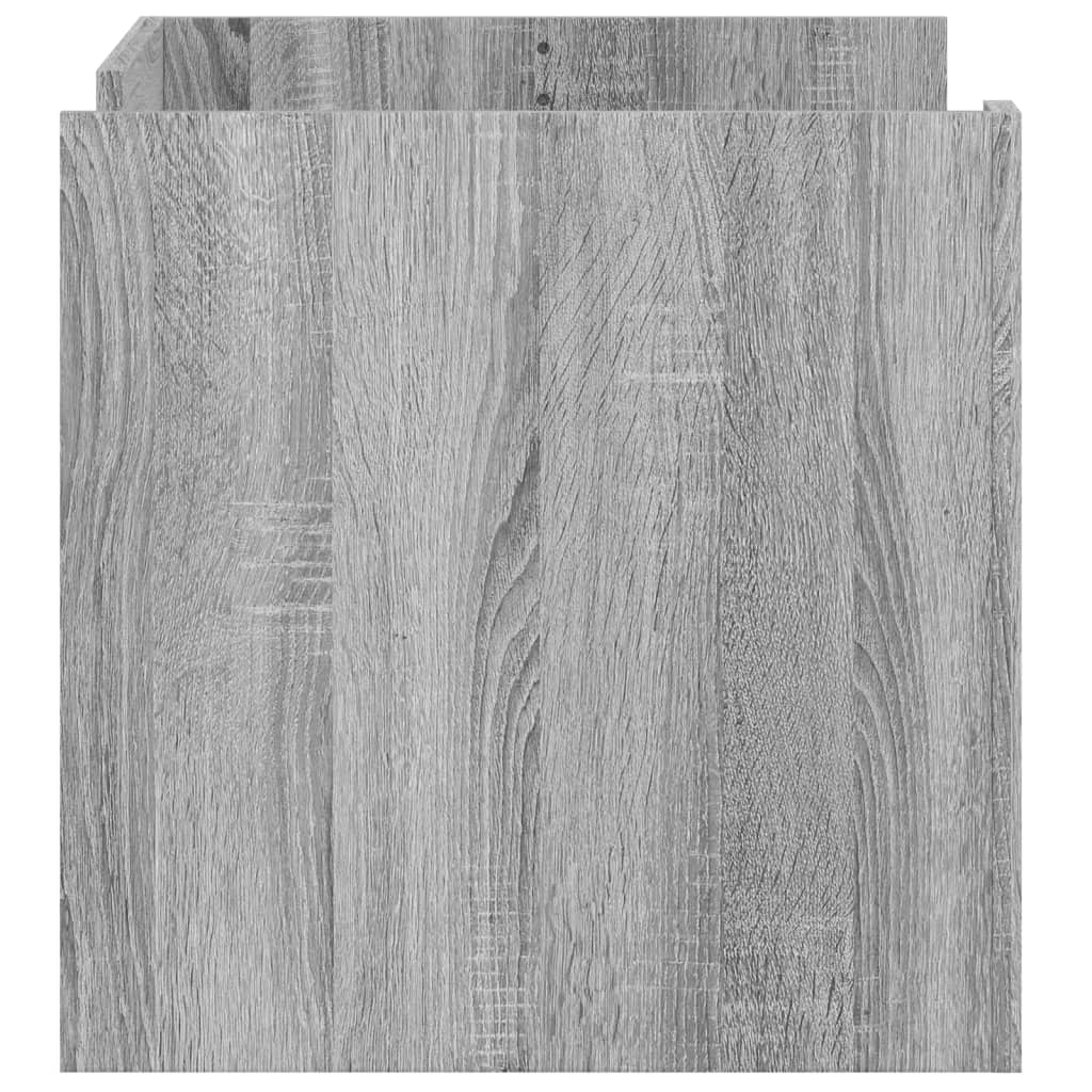 Table basse sonoma gris 80x50x50 cm Bois d’ingénierie - Tables basses