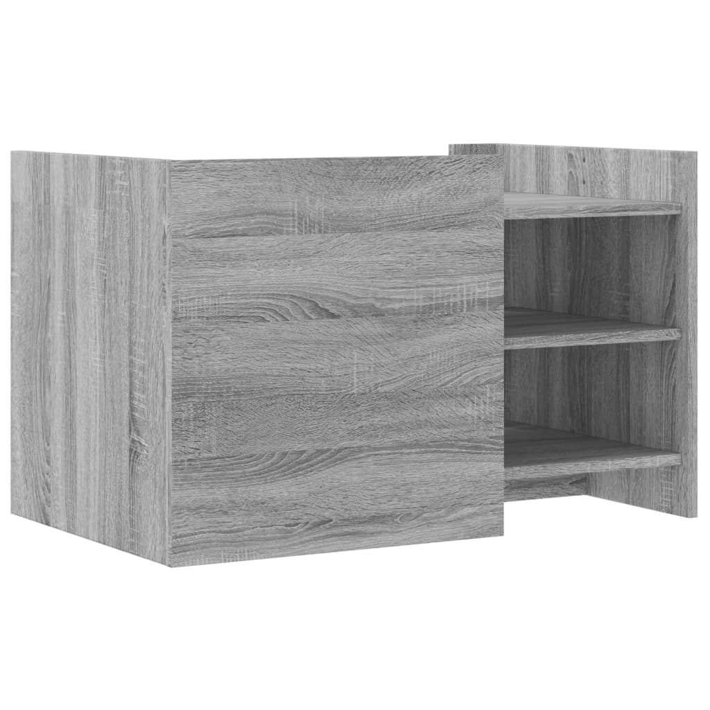 Table basse sonoma gris 80x50x50 cm Bois d’ingénierie - Tables basses