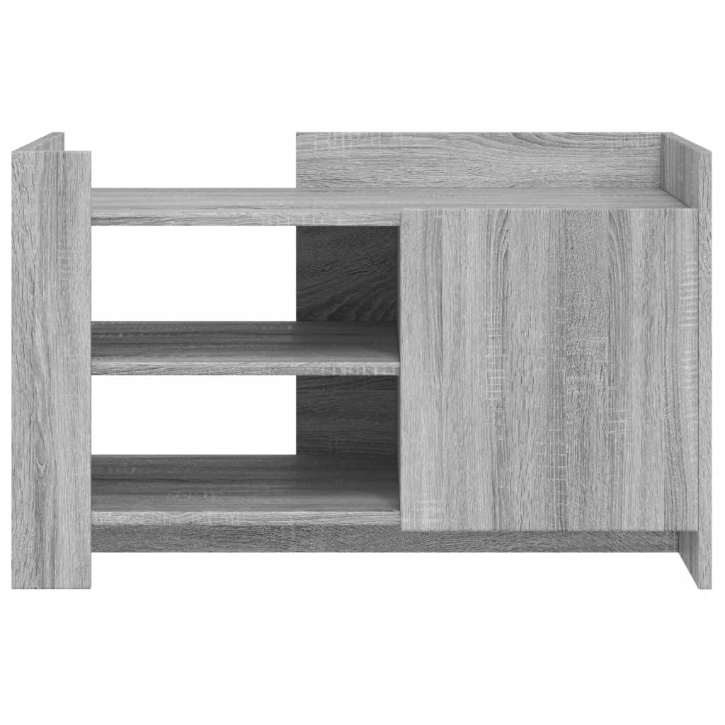 Table basse sonoma gris 80x50x50 cm Bois d’ingénierie - Tables basses