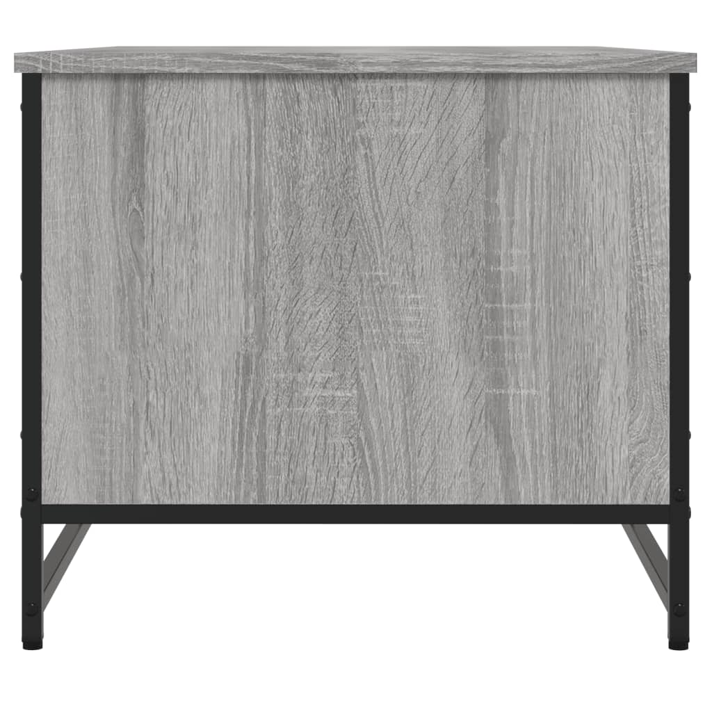 Table basse sonoma gris 85,5x51x45 cm bois d’ingénierie - Tables basses