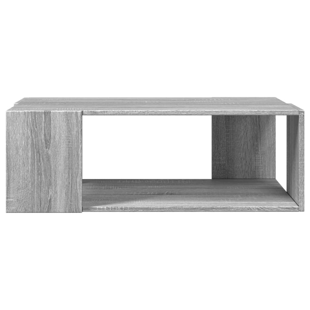 Table basse sonoma gris 89,5x48x30 cm bois d’ingénierie - Tables basses