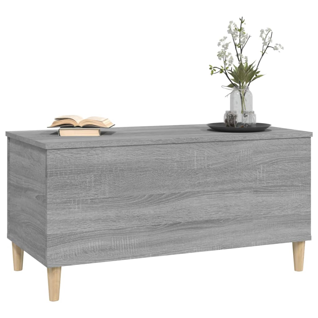 Table basse Sonoma gris 90x44,5x45 cm Bois d’ingénierie - Tables basses