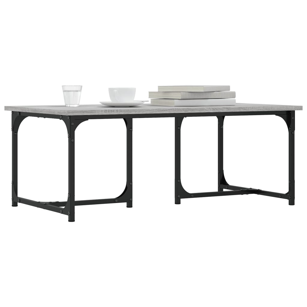 Table basse Sonoma gris 90x50x35 cm Bois d’ingénierie - Tables basses