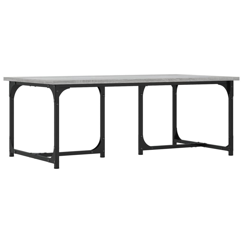 Table basse Sonoma gris 90x50x35 cm Bois d’ingénierie - Tables basses