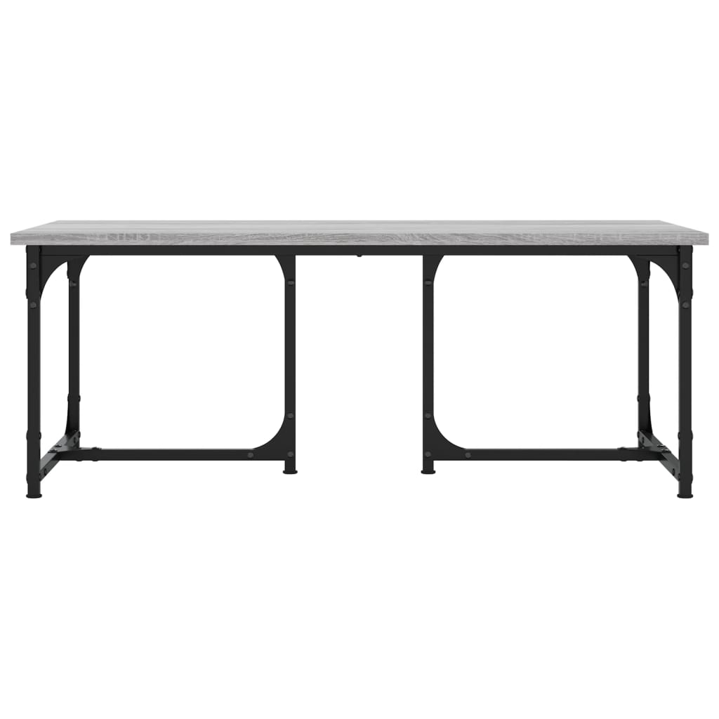 Table basse Sonoma gris 90x50x35 cm Bois d’ingénierie - Tables basses