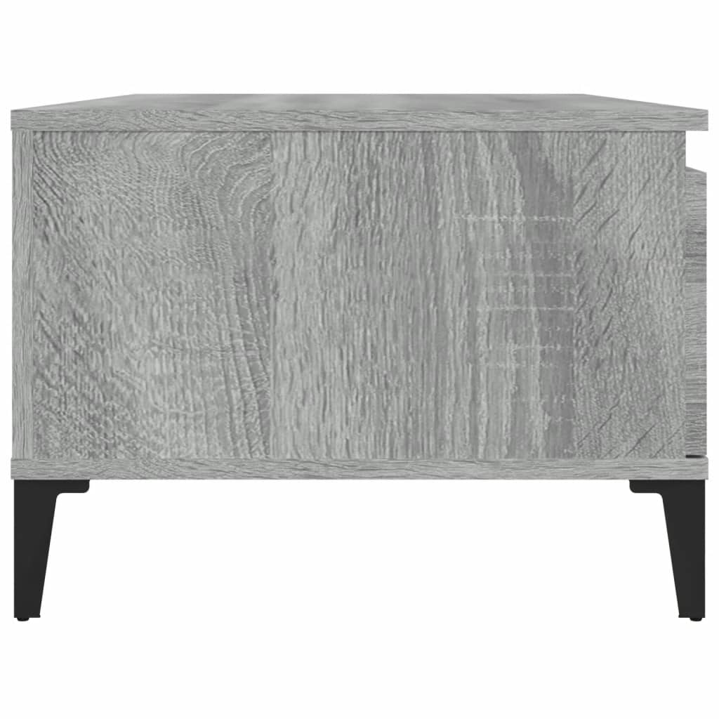 Table basse Sonoma gris 90x50x36,5 cm Bois d’ingénierie - Tables basses