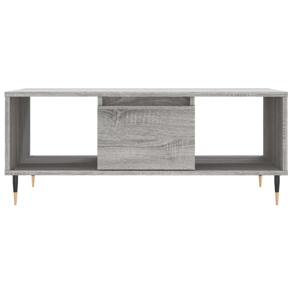 Table basse Sonoma gris 90x50x36,5 cm Bois d’ingénierie - Tables basses