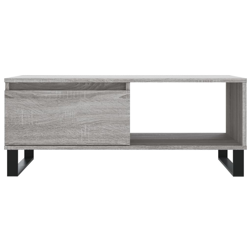 Table basse Sonoma gris 90x50x36,5 cm Bois d’ingénierie - Tables basses