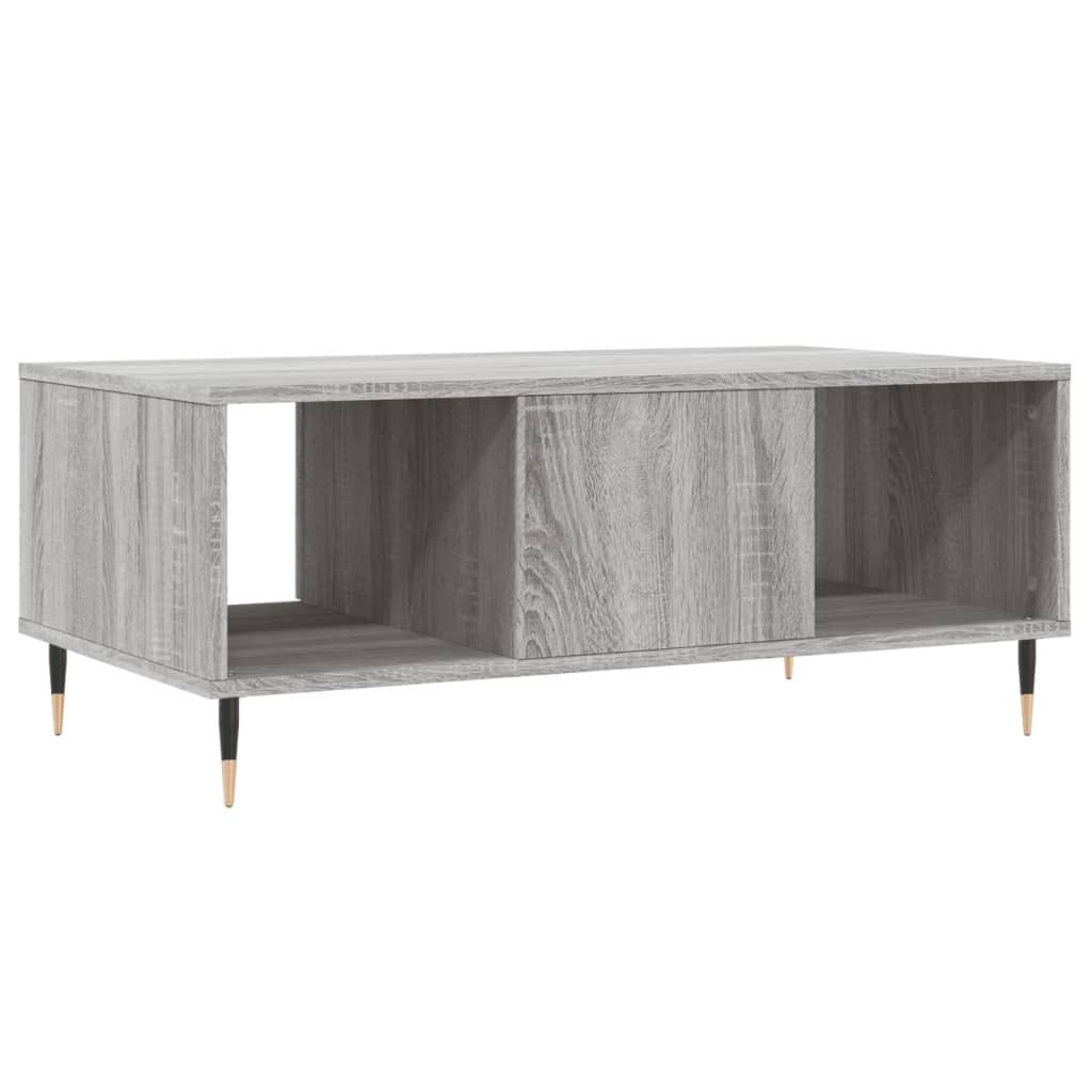Table basse Sonoma gris 90x50x36,5 cm Bois d’ingénierie - Tables basses