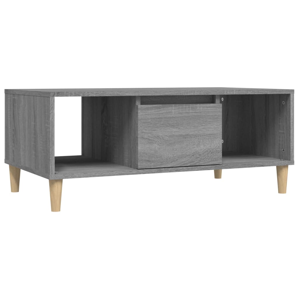 Table basse Sonoma gris 90x50x36,5 cm Bois d’ingénierie - Tables basses