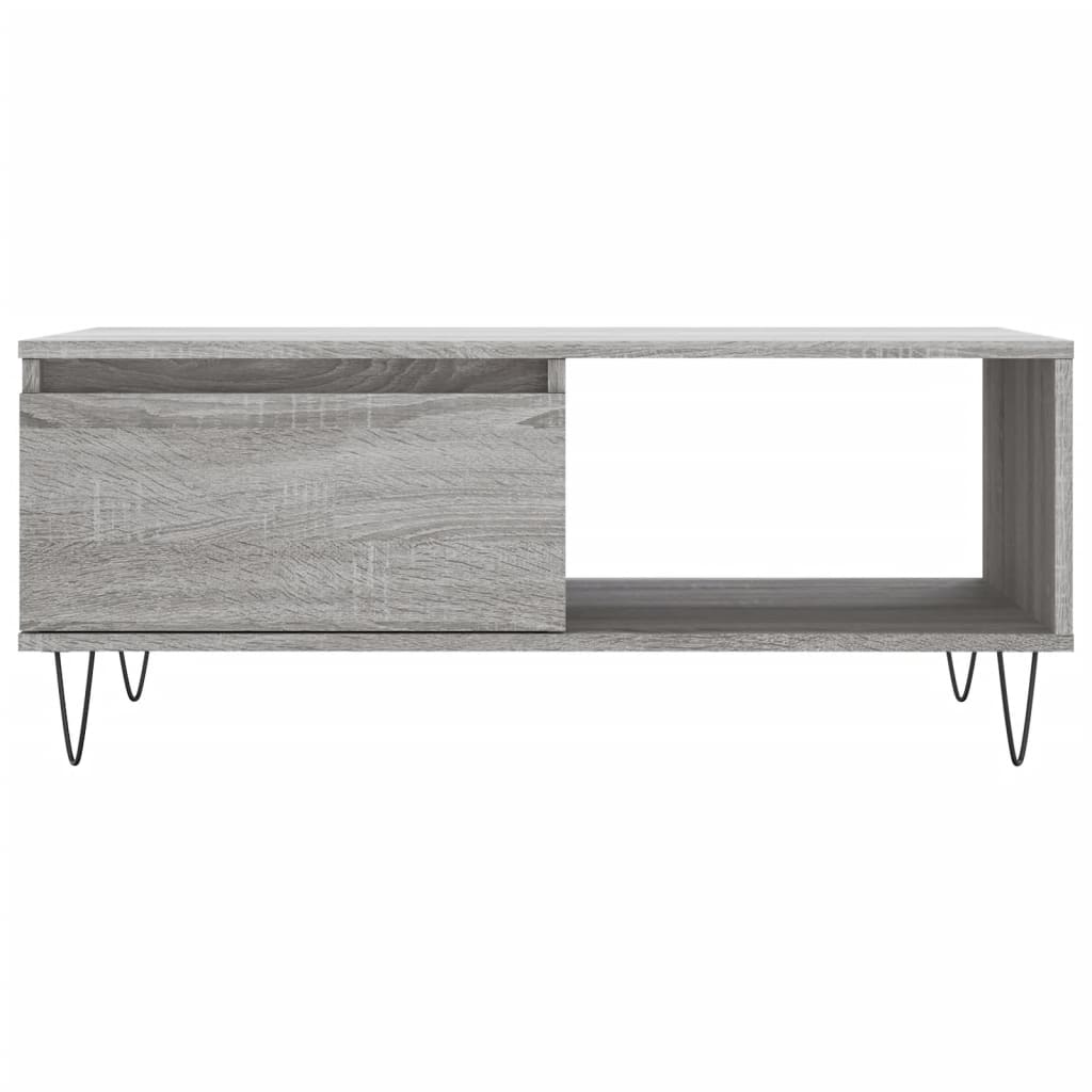 Table basse Sonoma gris 90x50x36,5 cm Bois d’ingénierie - Tables basses