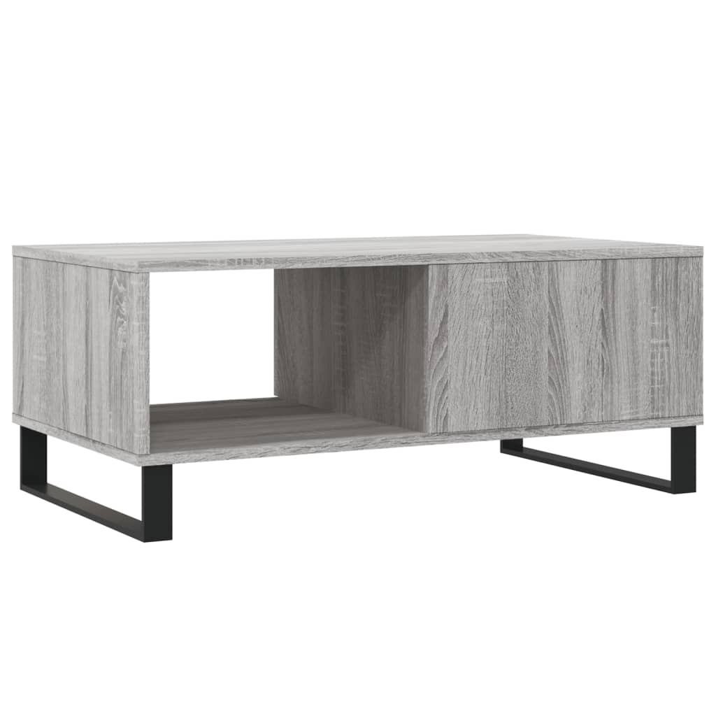 Table basse Sonoma gris 90x50x36,5 cm Bois d’ingénierie - Tables basses