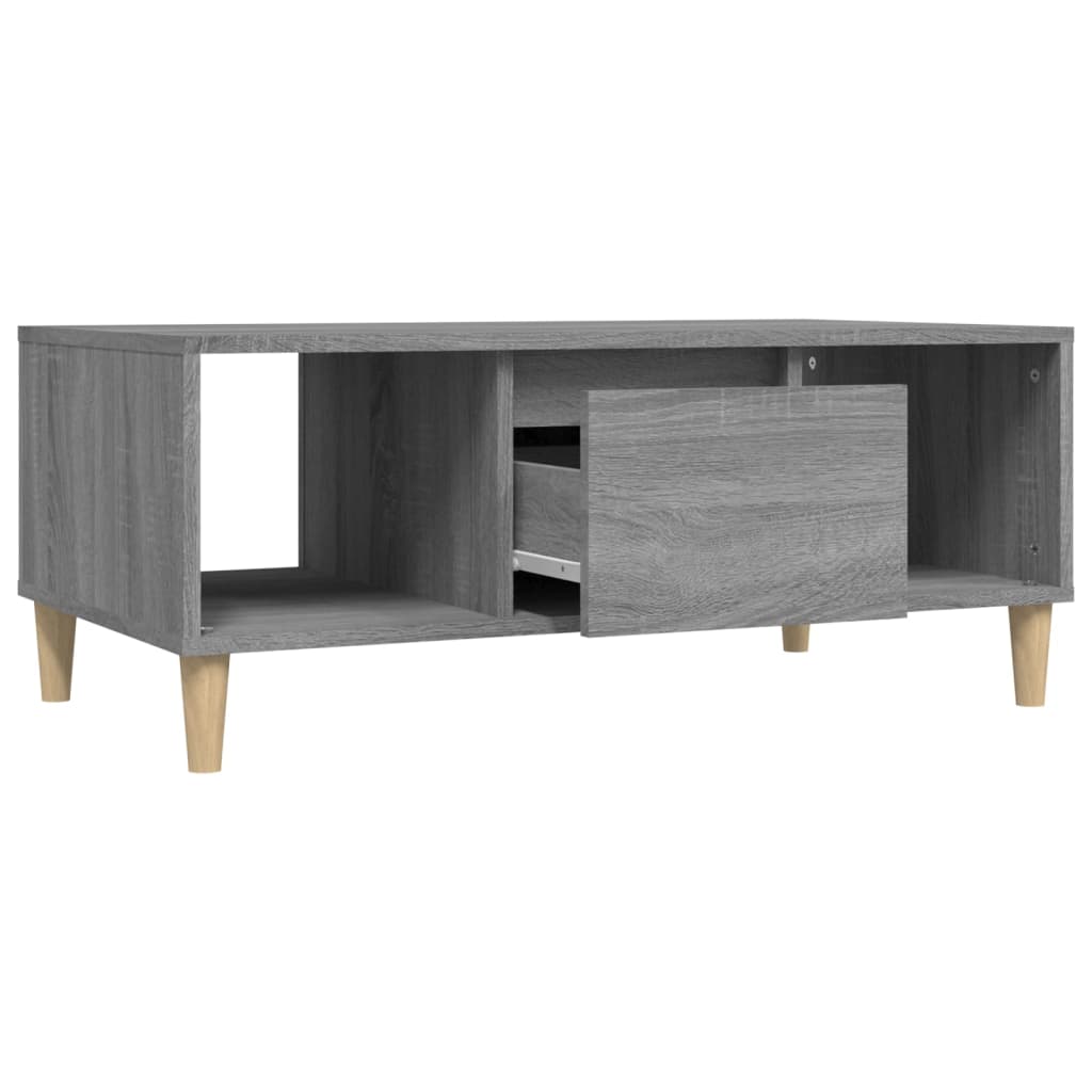 Table basse Sonoma gris 90x50x36,5 cm Bois d’ingénierie - Tables basses