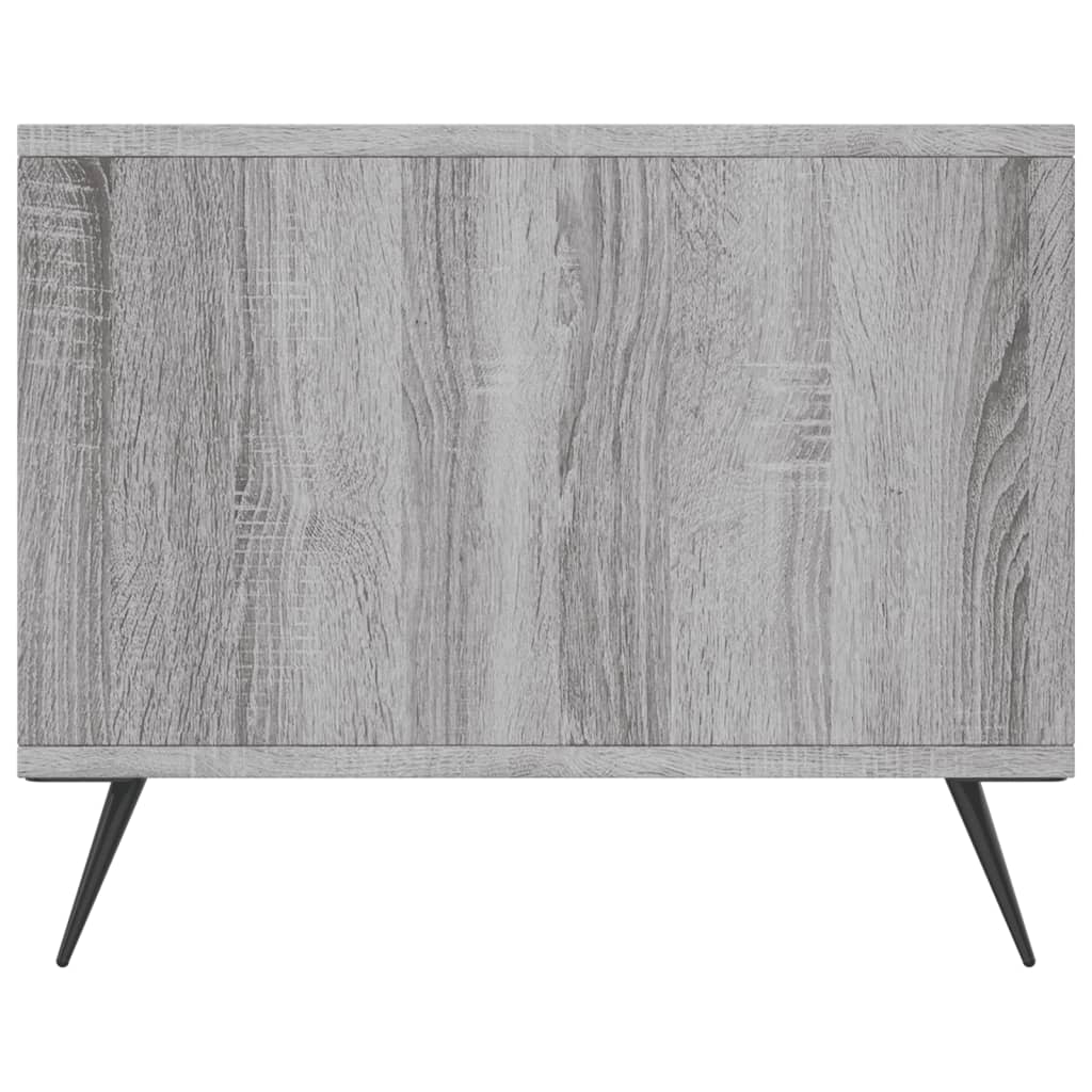 Table basse sonoma gris 90x50x40 cm bois d’ingénierie - Tables basses