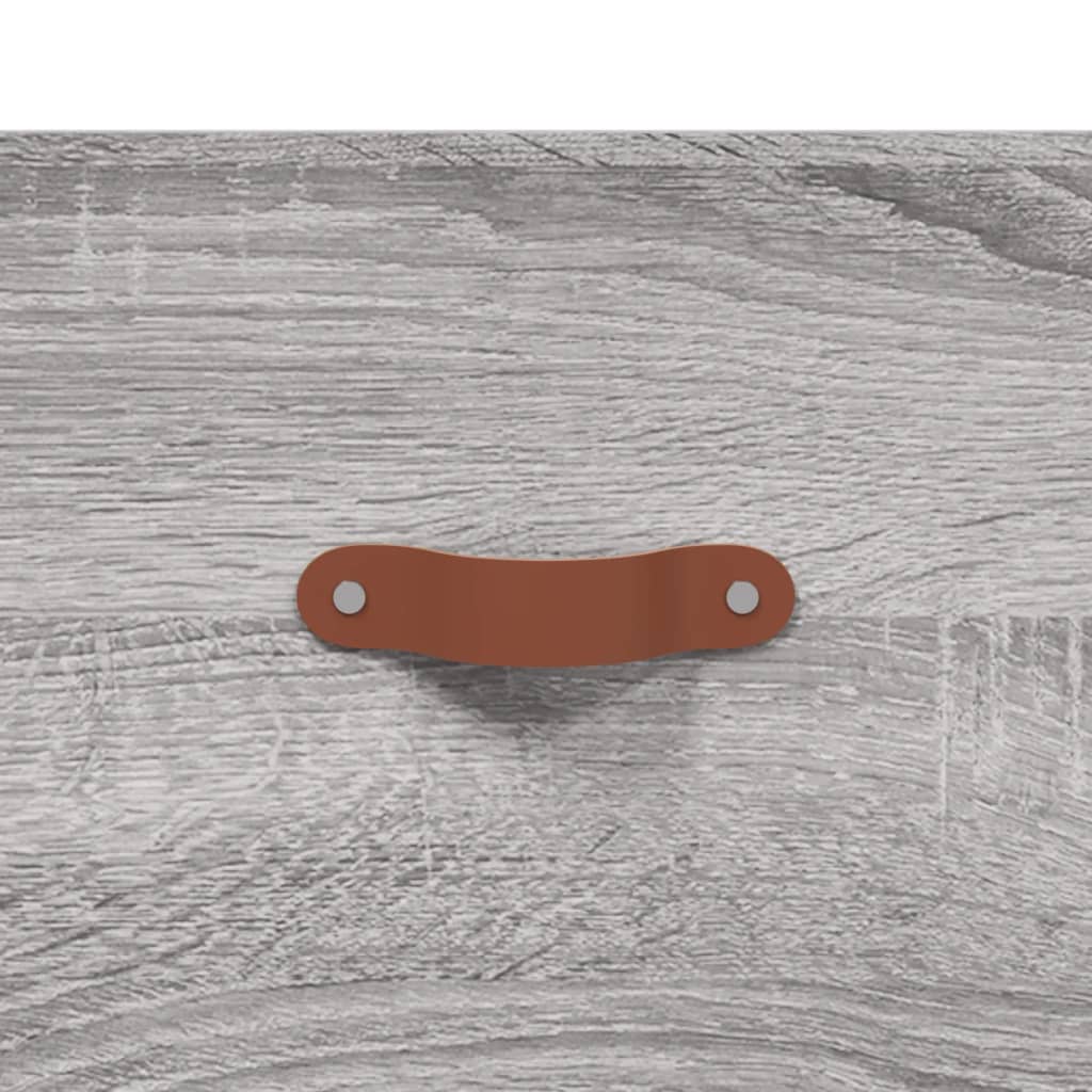 Table basse sonoma gris 90x50x40 cm bois d’ingénierie - Tables basses