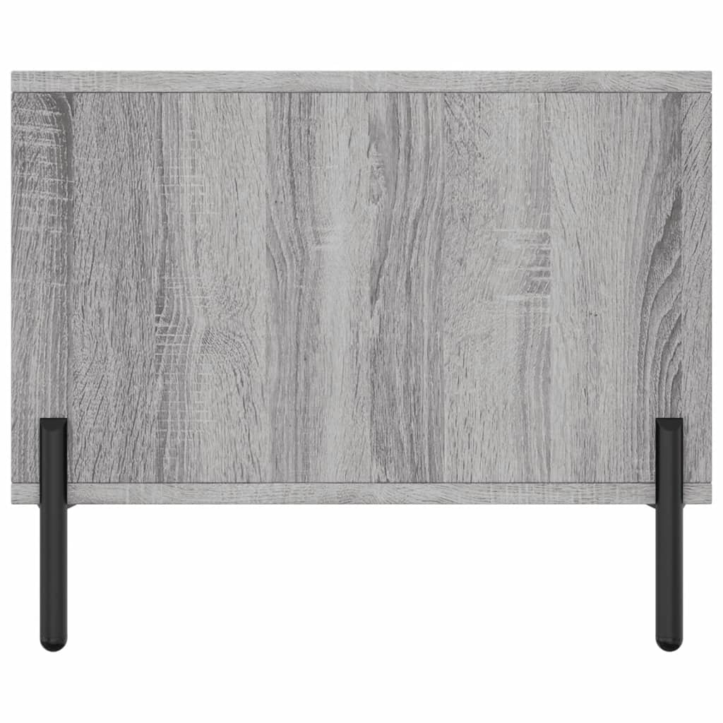 Table basse sonoma gris 90x50x40 cm bois d’ingénierie - Tables basses