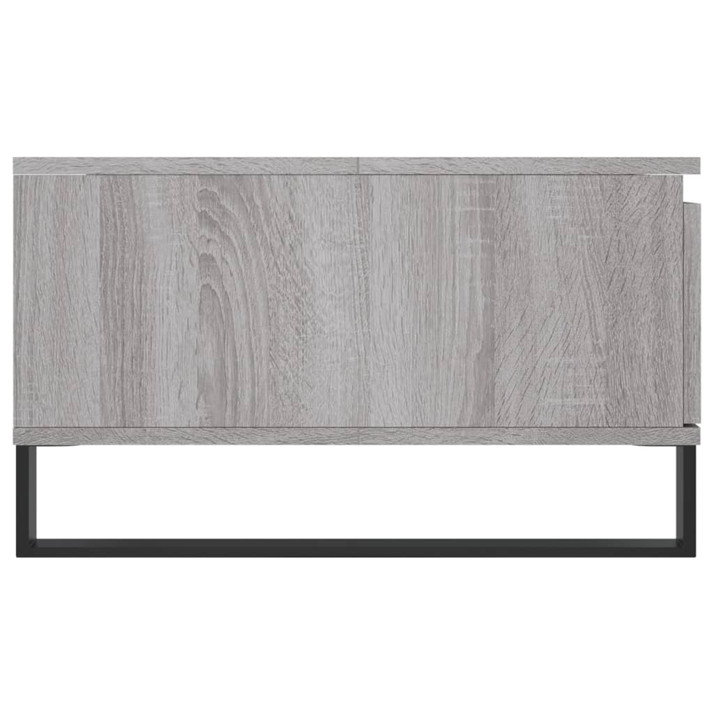 Table basse sonoma gris 90x60x35 cm bois d’ingénierie - Tables basses