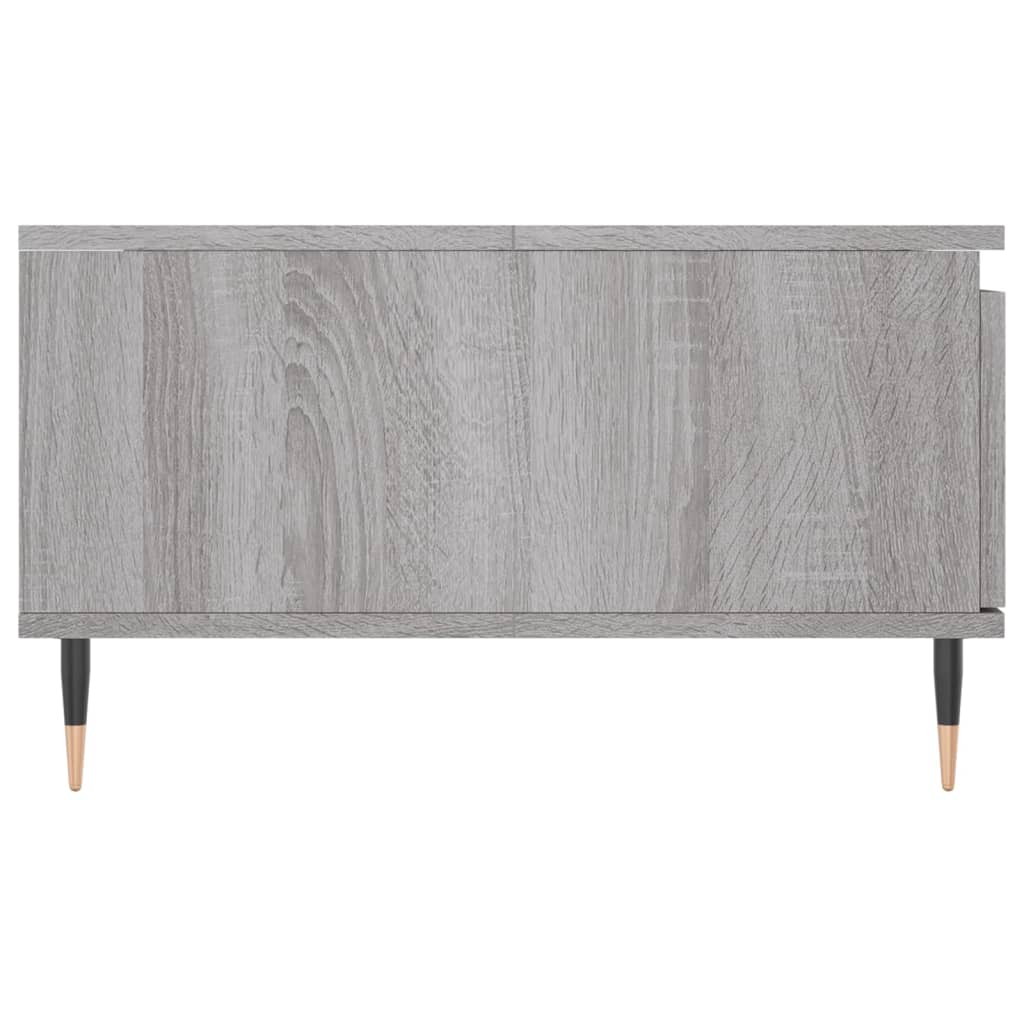 Table basse sonoma gris 90x60x35 cm bois d’ingénierie - Tables basses