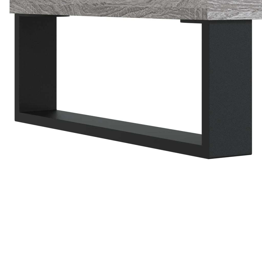 Table basse sonoma gris 90x60x35 cm bois d’ingénierie - Tables basses