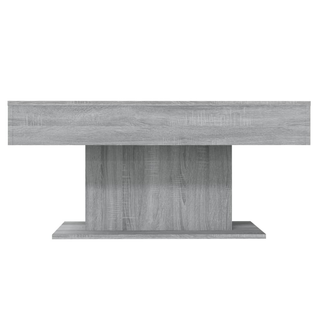Table basse Sonoma gris 96x50x45 cm Bois d’ingénierie - Tables basses
