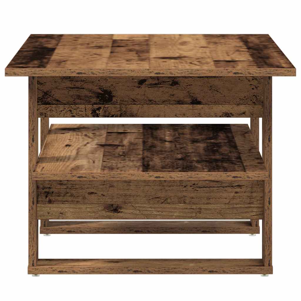 Table basse vieux bois 102x55x42 cm bois d’ingénierie - Tables basses